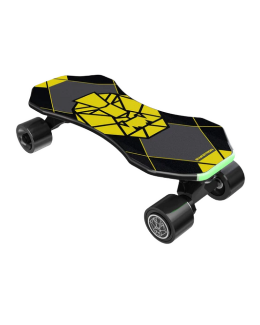 SwagTron Swagskate Ng-3 Electric Skateboard for Kids - Black/Yellow 63866-2, Max. Load: 150 lb (68 kg), Lightweight and Extra Portable, Motor: 100W  63866-2-R