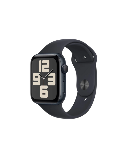 Apple Watch SE 2nd Gen GPS 44mm Midnight Case M/L Sport Band Midnight MRE93LLA-R