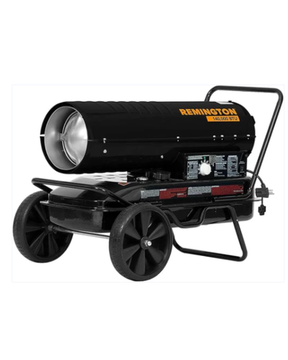 AC250813 Remington 140,000 BTU Kerosene/Diesel Heater | For Warehouses, Construction, Garages, Barns and Workshops