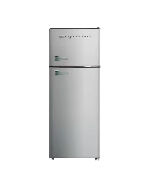 AC250525 7.5 cu. ft. Mini Refrigerator in Platinum with Top Freezer