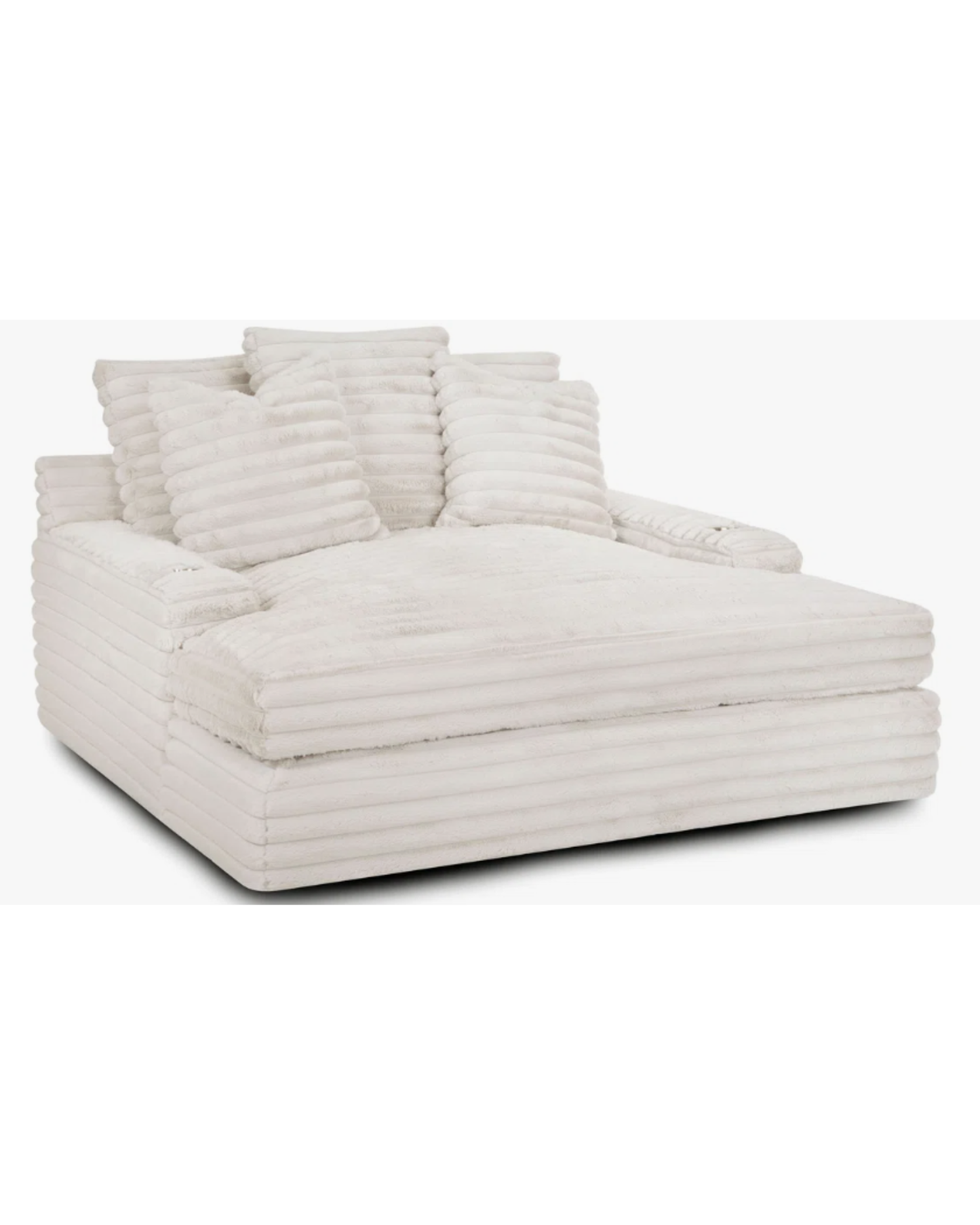 BJF250240 Presley Jumbo Chaise - white
