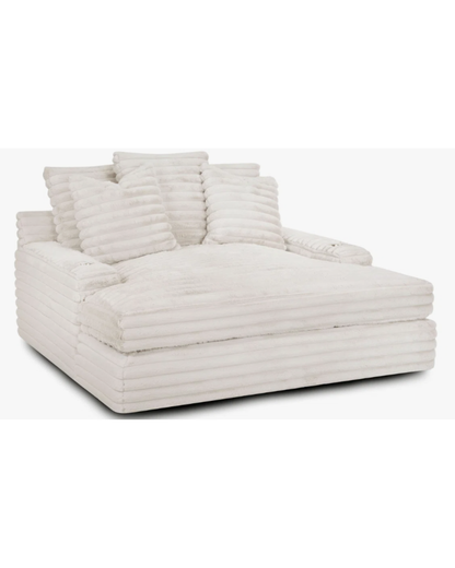 BJF250240 Presley Jumbo Chaise - white