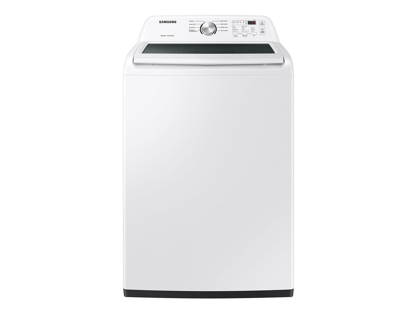 BLP00731 - Samsung 4.4 cu. ft. High-Efficiency Top Load Washer in White with Agitator and Vibration Reduction - WA44A3205AWA4