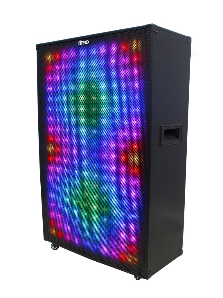 Technical Pro 6 x 10" Bluetooth Speaker with Dynamic LED Wall XSHOW-C