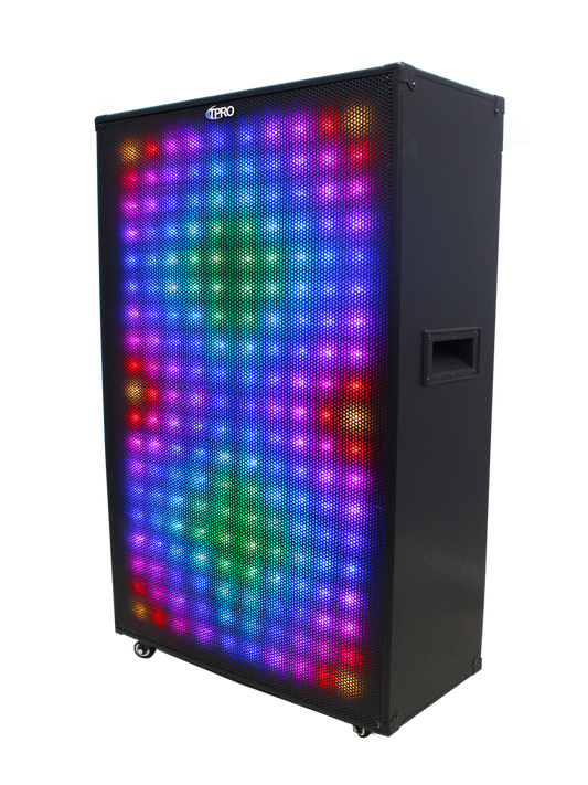 Technical Pro 6 x 10" Bluetooth Speaker with Dynamic LED Wall XSHOW-C