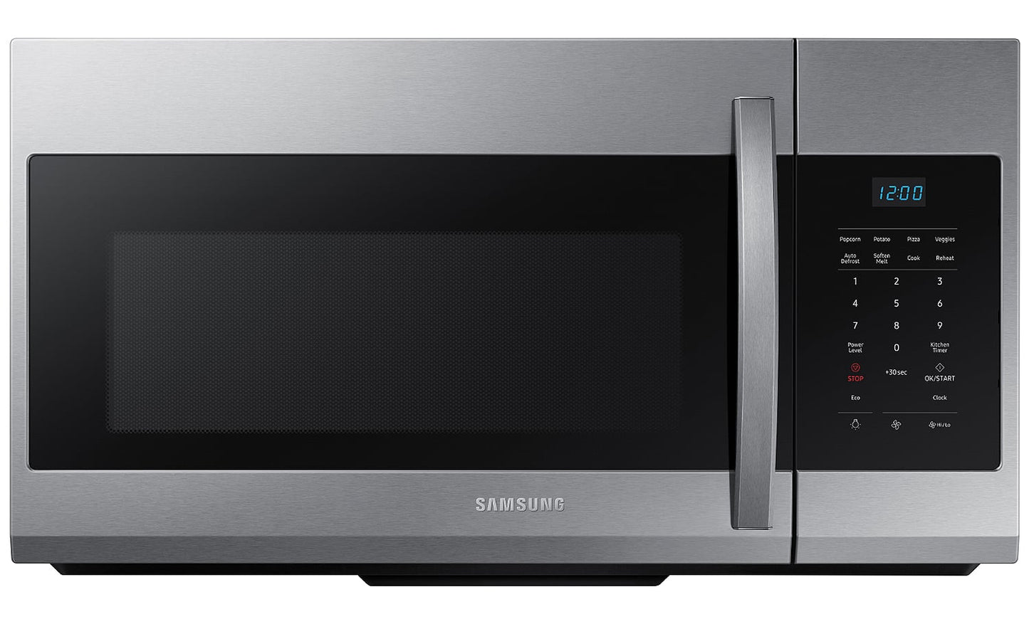 BLP00794 - Samsung 30 in. 1.7 cu. ft. 1000 W Fingerprint Resistant Stainless Steel Over-the-Range Microwave ME17R7021ESAA