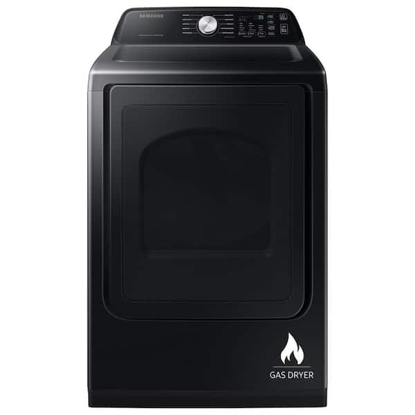 BLP00907 - Samsung - 7.4 Cu. Ft. Smart Gas Dryer with Sensor Dry - Black - DVG47CG3500VA