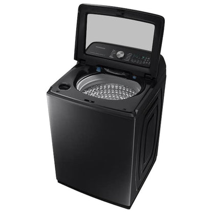 BLP00977 - Samsung 5.2 cu. ft. High-Efficiency Large Capacity Smart Top Load Washer in Brushed Black - WA52DG5500AVU