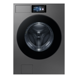 BLP00367 - Samsung - 5.3 cu ft. Bespoke AI Vented Laundry Combo™ All-in-One Ultra Capacity Washer and Electric Dryer with AI Home - Brushed Black (Scratch and Dent)