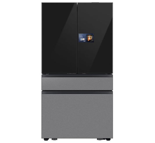BLP00975 - Samsung Bespoke 29 cu. ft. Standard Depth 4-Door French Door Refrigerator - RF90F29BECRAA