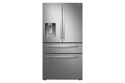 BLP01032 - Samsung - 28 Cu. Ft. 4-Door French Door Smart Refrigerator with FlexZone Drawer - RF28R7201SRAA
