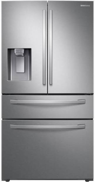 BLP00927 - Samsung - 28 Cu. Ft. 4-Door French Door Smart Refrigerator with FlexZone Drawer - RF28R7201SRAA