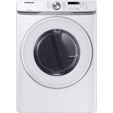 BLP00906 - Samsung 7.5 cu. ft. Vented Stackable Gas Dryer in White with Sensor Dry - DVG45T6000WA3