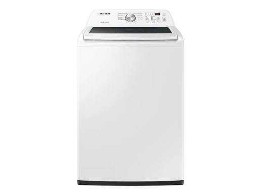 BLP01010 - Samsung 4.4 cu. ft. High-Efficiency Top Load Washer in White with Agitator and Vibration Reduction - WA44A3205AWA4