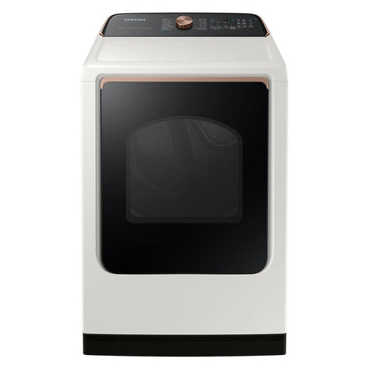 BLP00781 - Samsung 7.4 cu. ft. Vented Smart Gas Dryer in Ivory with Steam Sanitize+ - DVG55CG7500EA