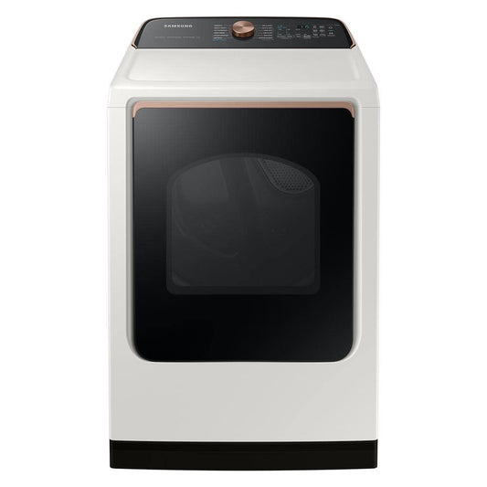 BLP00781 - Samsung 7.4 cu. ft. Vented Smart Gas Dryer in Ivory with Steam Sanitize+ - DVG55CG7500EA