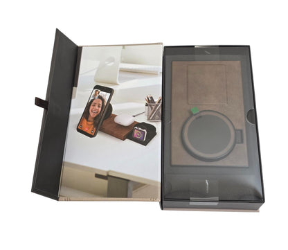 It's Just Smart Allcharger MAX 3-IN-1 Wireless Charging Station, Magnetic wireless charging pad for compatible Smartphones, Earbuds, & Smartwatches