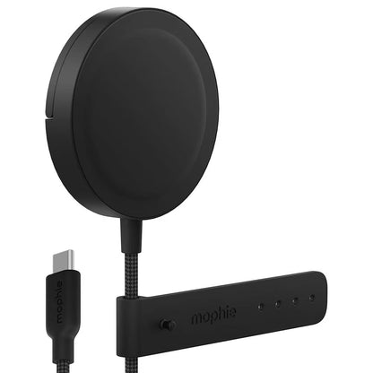 Mophie Qi2 Magnetic Wireless Charger with Kickstand, 15W Fast Charge, For iPhone and AirPods - QI2-PAD-KICK