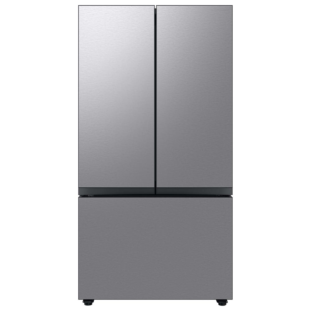 BLP00536 - BESPOKE 30 cu. ft. 3-Door French Door Smart Refrigerator with AutoFill Water Pitcher - Stainless Steel - RF30BB6200QLA