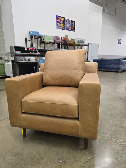 IDF240283 - Sloan - Accent Chair  Leather  Palomino