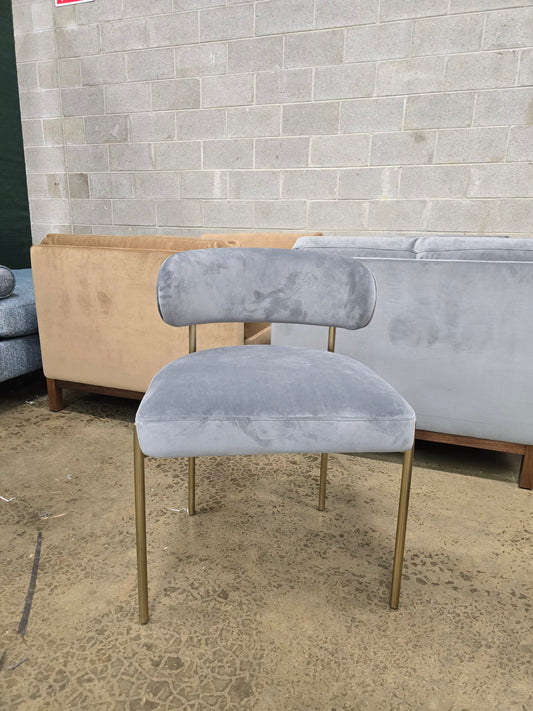 IDF240295 - Hollis - Dining Chair  Fabric  Grey