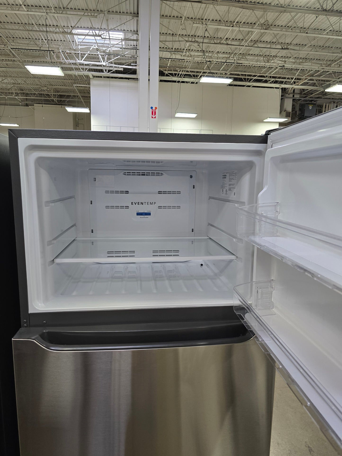 Frigidaire - 20.0 Cu. Ft. Top Freezer Refrigerator - Stainless Steel  - FFTR2045VS- SN BA44215277