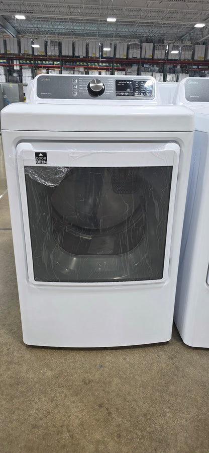Midea GAS DRYER WITH 7.5 CU.FT. , SENSOR DRY, MLG45N3BWW-R