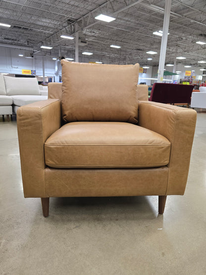 IDF240282 - Sloan - Accent Chair  Leather  Palomino