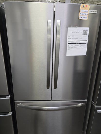 Frigidaire - 36 in 28.8 cu. ft. Standard Depth French Door Refrigerator in with Internal Water Dispenser - Stainless Steel  - FRFN2813AF- SN 4A437112067