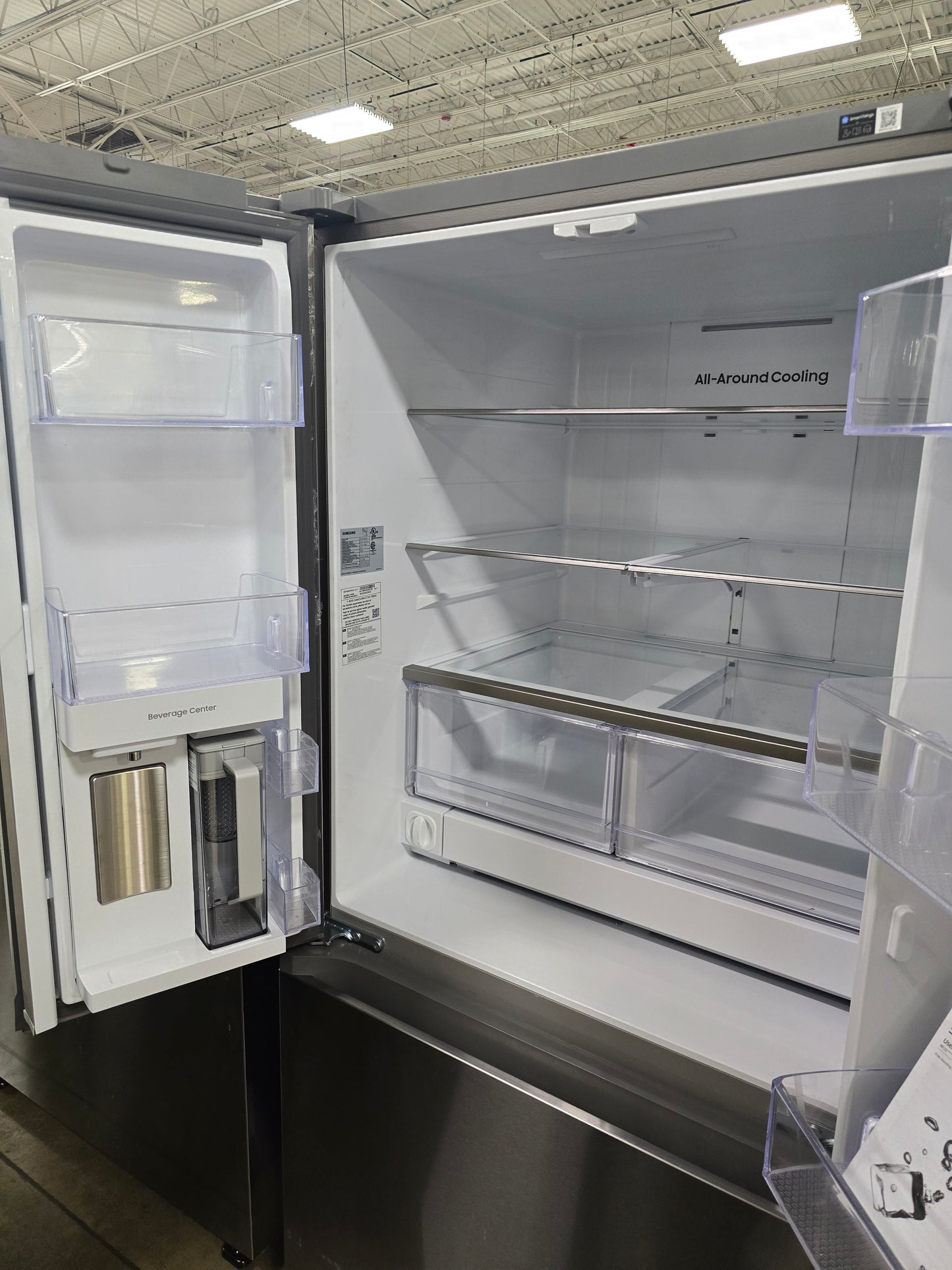 Samsung - 25 cu. ft. 33" 3-Door French Door Refrigerator - Stainless steel - RF25C5551SR/AA (0BRC4BAXA01746Z)