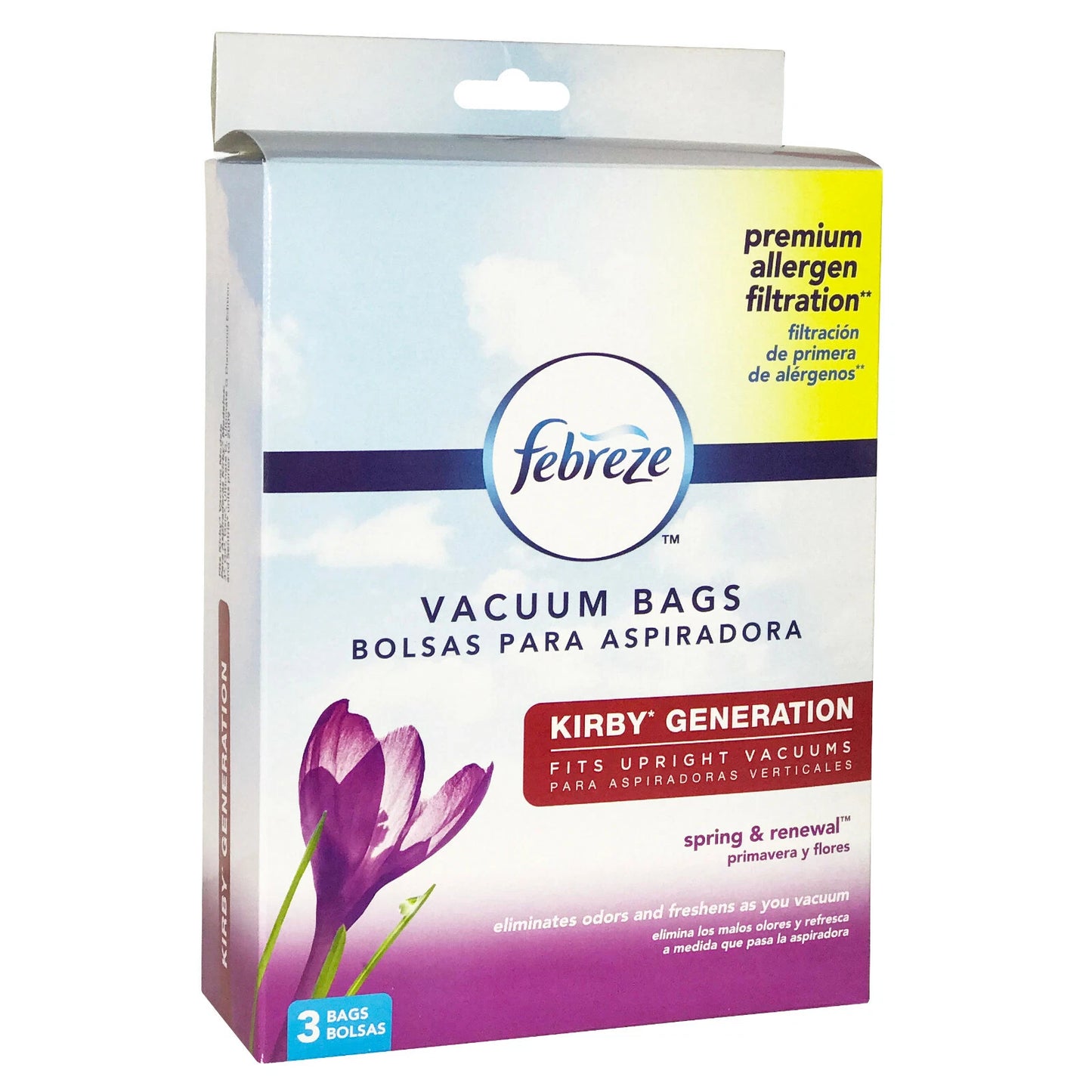 AC250922 Febreze x3 KIRBY GENERATION VACUUM BAGS 3 G4 Gsix Ultimate G Sentria Diamond Ed