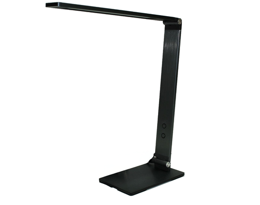 Electrix LED Slim Foldable T Desk Lamp 10W Black Brushed Aluminum 10C-0016 20846-000