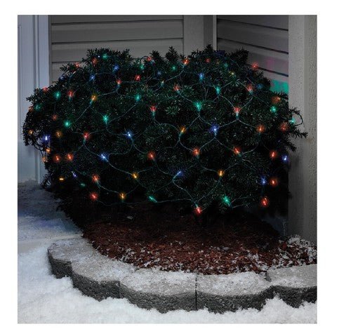 AC250792 Celebrations 44546-71 StayLit LED Mini Net Christmas Light Set
