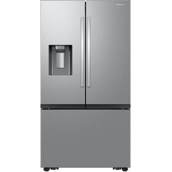 BLP00554 - Samsung - 31 cu. ft. Mega Capacity 3-Door French Door Refrigerator with External Water and Ice Dispenser - RF32CG5B10SRA