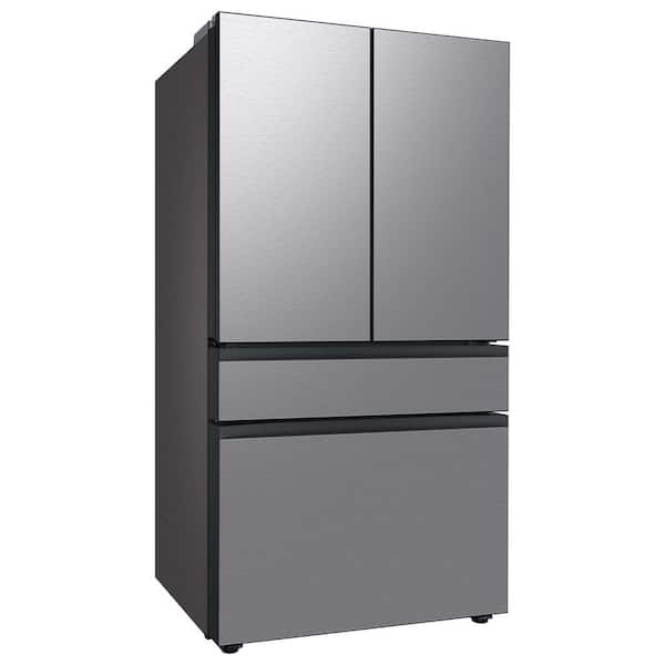 BLP00930 - Samsung Bespoke 29 cu. ft. Standard Depth 4-Door French Door Smart Refrigerator in Stainless Steel with Beverage Center - RF29BB8600QLA