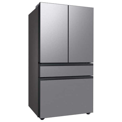 BLP00930 - Samsung Bespoke 29 cu. ft. Standard Depth 4-Door French Door Smart Refrigerator in Stainless Steel with Beverage Center - RF29BB8600QLA