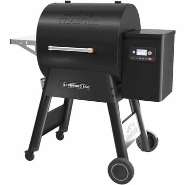 AC250281 Traeger IRONWOOD 650 Wood Pellet Grill with Wi-Fi (WiFIRE) and Digital Controller