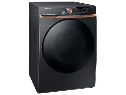 BLP01023 - Samsung 7.5 cu. ft. Vented Smart Gas Dryer in Brushed Black with Steam Sanitize+ and Sensor Dry - DVG50BG8300VA