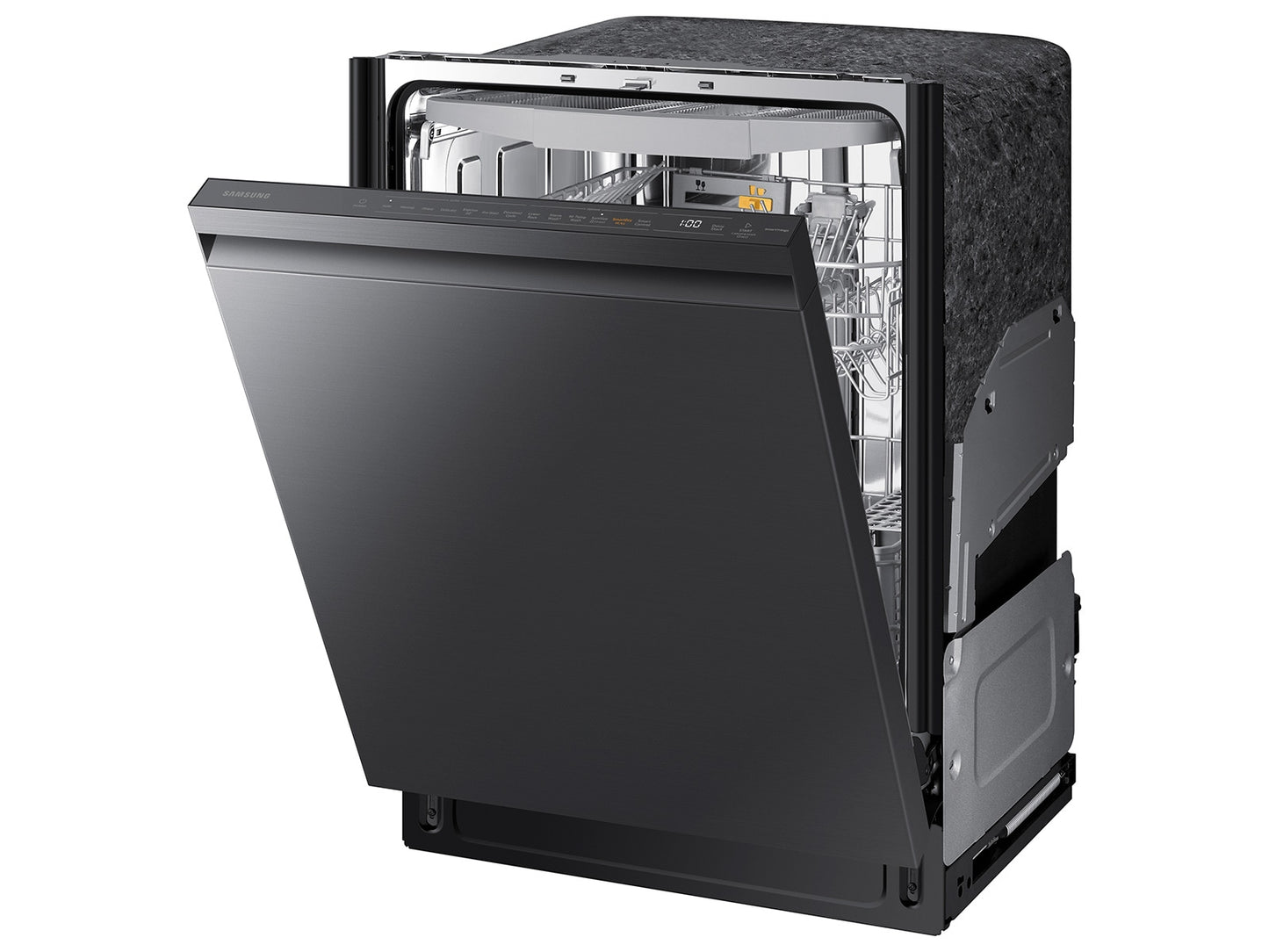 BLP00708 - SAMSUNG 24 in. Smart Built-In Tall Tub Dishwasher in Fingerprint Resistant Black - DW80B7070UGAA