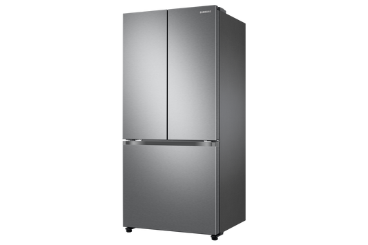 BLP00920 - Samsung 33 in. 18 cu. ft. Counter Depth 3-Door French Door Smart Refrigerator in Stainless Steel - RF18A5101SRAA