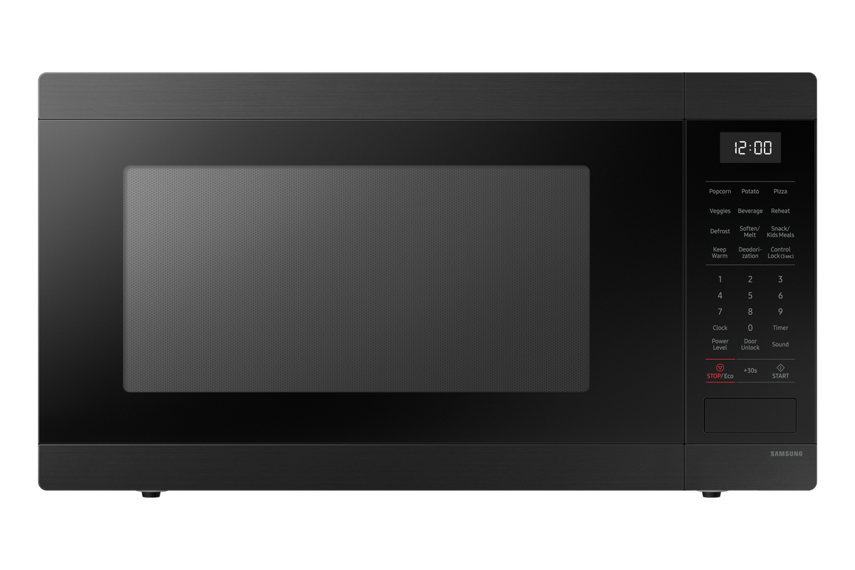 BLP01063 - SAMSUNG 1.9 cu. ft. Countertop Microwave with Sensor Cooking, Matte Black Stainless Steel - MS19DG8500MTA