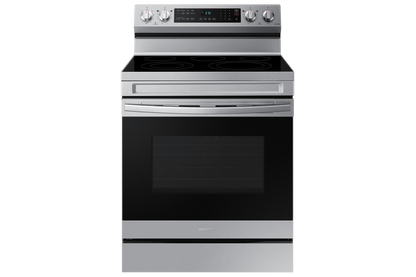 BLP00958 - Samsung 30 in. 5-Burner Element Smart Freestanding Electric Range in Stainless Steel - NE63A6511SSAA