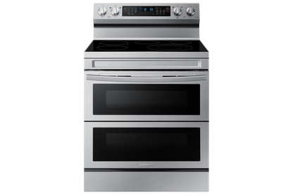 BLP00917 - Samsung 30 in. 5-Burner Element Smart Freestanding Double Oven Electric Range - NE63A6751SSAA