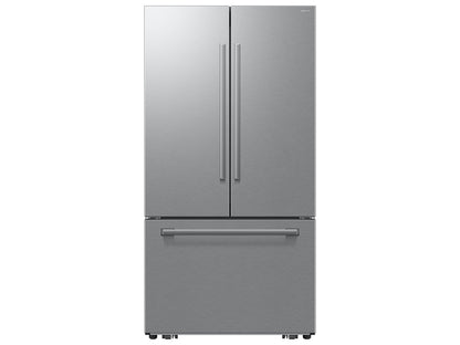 BLP00974 - Samsung 36 in. 29 cu. ft. Standard Depth 3-Door French Door Refrigerator in Matte Black Steel - RF70H30KERAA(missing two handles)