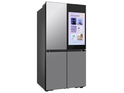 BLP00924 - Samsung - 36 in. Wide Bespoke 23 Cu. Ft. 4-Door Flex French Door Counter Depth Refrigerator - RF23DB9900QDA