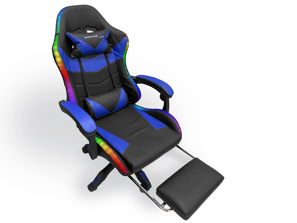 Technical Pro Rocking Gaming Chair with Footrest and BT Speaker